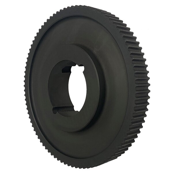 B&B Manufacturing 90-8P20-2517, Timing Pulley, Cast Iron, Black Oxide, 90-8P20-2517 - main